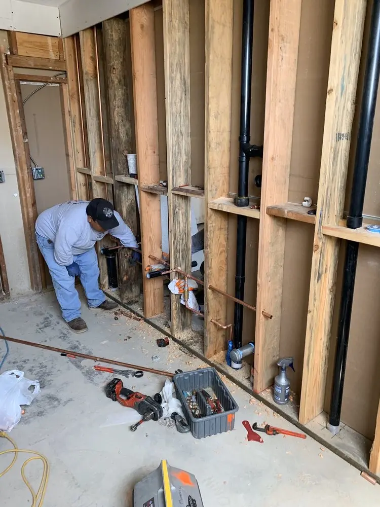Commercial rough-in plumbing for Water Heater Replacement in Louisville